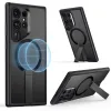Samsung Galaxy S24 Ultra ESR Flickstand Boost Halolock tok frosted fekete - 3. kép