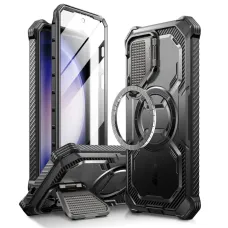 Samsung Galaxy S24 Ultra Supcase IBLSN Armorbox MagSafe tok fekete