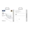 Jellico AK180 hálózati töltő adapter PD 20W 1xUSB-C + USB-C - Lightning kábel fehér - 1. kép