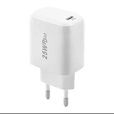 Foneng EU40 USB-C hálózati töltő adapter 25W PD QC 3.0 (fehér)