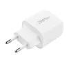 Foneng EU40 USB-C hálózati töltő adapter 25W PD QC 3.0 (fehér) - 2. kép