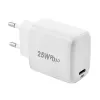 Foneng EU40 USB-C hálózati töltő adapter 25W PD QC 3.0 (fehér) - 3. kép