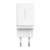 Foneng K300 USB-A hálózati töltő adapter + USB-A - USB-C kábel (fehér) - 2. kép