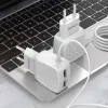 Foneng EU25 hálózati töltő adapter 2x USB-A 2.4A beépített Lightning kábellel (fehér) - 2. kép