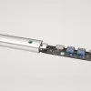 Baseus UltraJoy Series AIR 5-Portos HUB elosztó adapter Type-C - HDMI, 2xUSB3.0, PD 100W, RJ45 (ezüst) - 3. kép