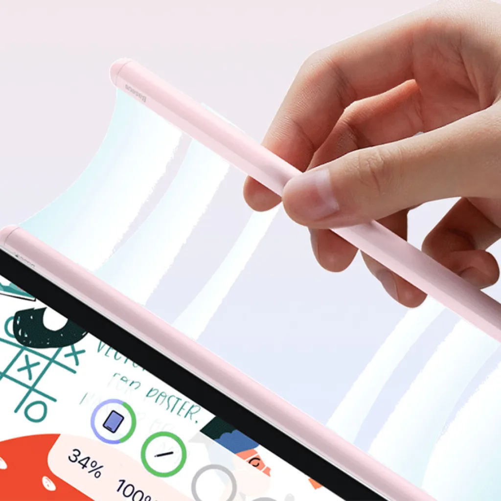 Baseus Smooth Writing Stylus vezeték nélküli töltéssel telefonhoz/táblagéphez (rózsaszín) (SXBC060104) - 7