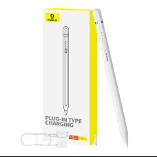 Active stylus Baseus Smooth Writing Series Stylus plug-in USB-C töltéssel (fehér)