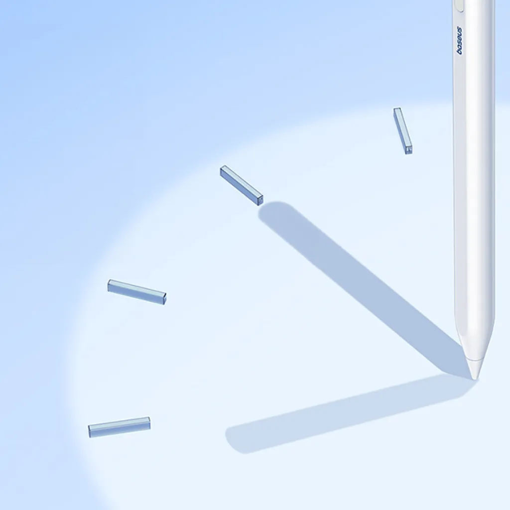 Active stylus Baseus Smooth Writing Series Stylus plug-in USB-C töltéssel (fehér) - 9