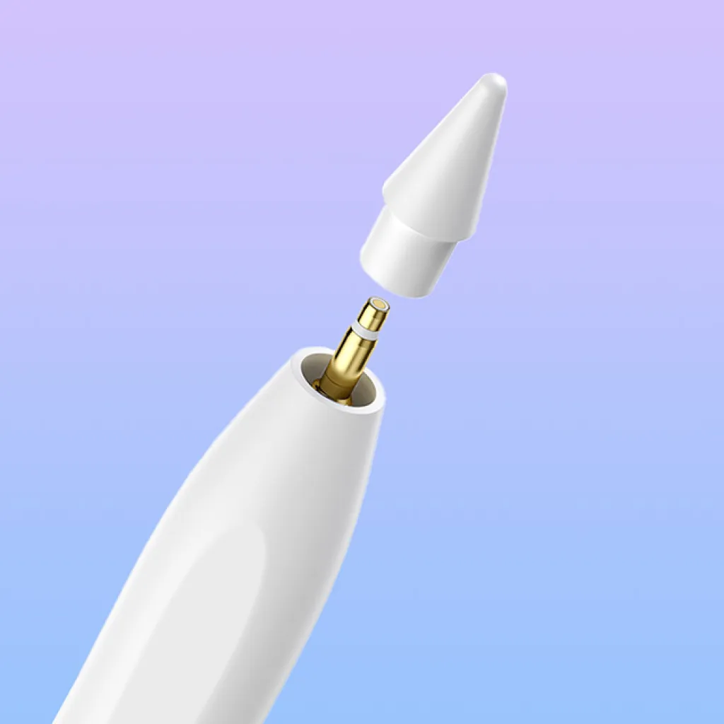 Active stylus Baseus Smooth Writing Series Stylus plug-in Lightning töltéssel (fehér)  - 10