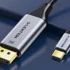 Lention USB-C - DisplayPort kábel 8K60Hz, 1.7m (fekete) - 0. kép