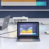 Lention USB-C - DisplayPort kábel 8K60Hz, 1.7m (fekete) - 2. kép