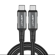 Acefast C1-09 USB-C - USB-C kábel 48W, 1m (fekete-szürke)