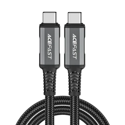 Acefast C1-09 USB-C - USB-C kábel 48W, 1m (fekete-szürke)