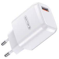 Jellico A77 hálózati töltő adapter 18W USB QC3.0 fehér