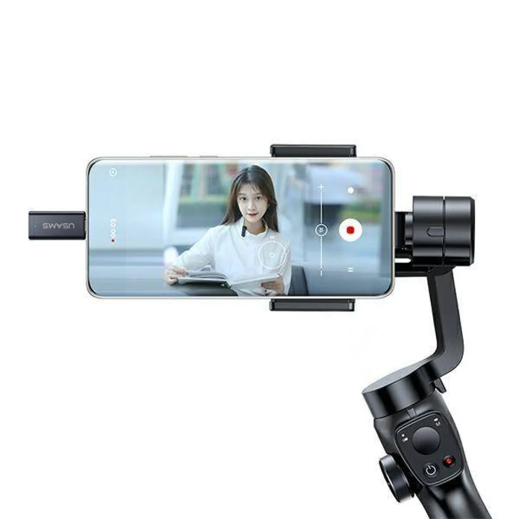 USAMS ENC 2.4G vezeték nélküli Lavalier mikrofon Lightning ZB244MKF01 (US-ZB244) - 8