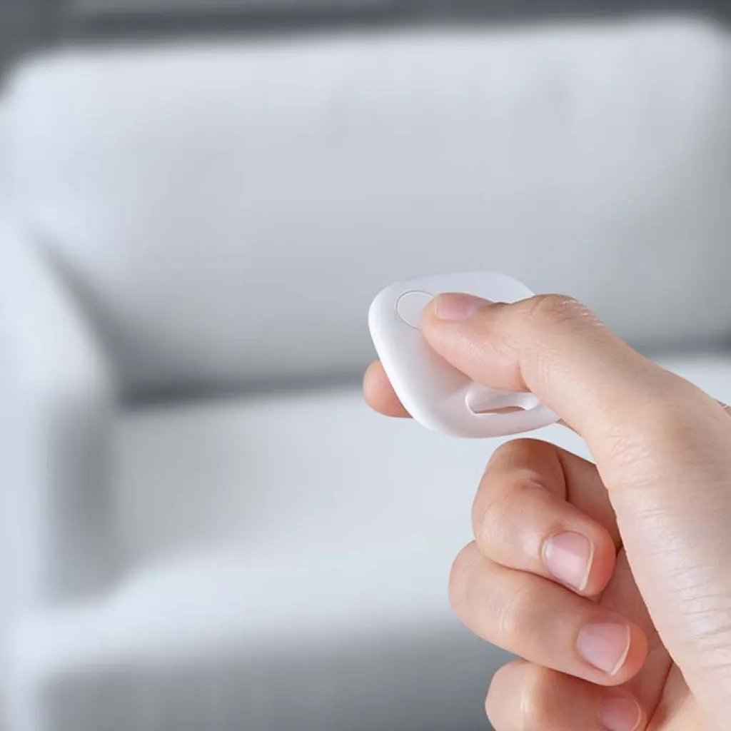 Baseus T2Pro Bluetooth nyomkövető zsinórral (fehér) - 9