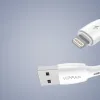 Vipfan Racing X05 USB-A - Lightning kábel 3A, 2m (fehér) - 1. kép