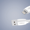 Vipfan Racing X05 USB-A - Lightning kábel 3A, 2m (fehér) - 4. kép