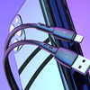 Vipfan Racing X05 USB-A - Lightning kábel 3A, 1m (fekete) - 4. kép