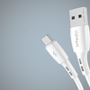 Vipfan Racing X05 USB-A - USB-C kábel 3A, 3m (fehér) - 4. kép