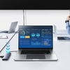 Baseus UltraJoy 7 az 1-ben USB-C HUB elosztó adapter USB-C - HDMI, 3xUSB 3.0, PD, SD/microSD (szürke) - 3. kép