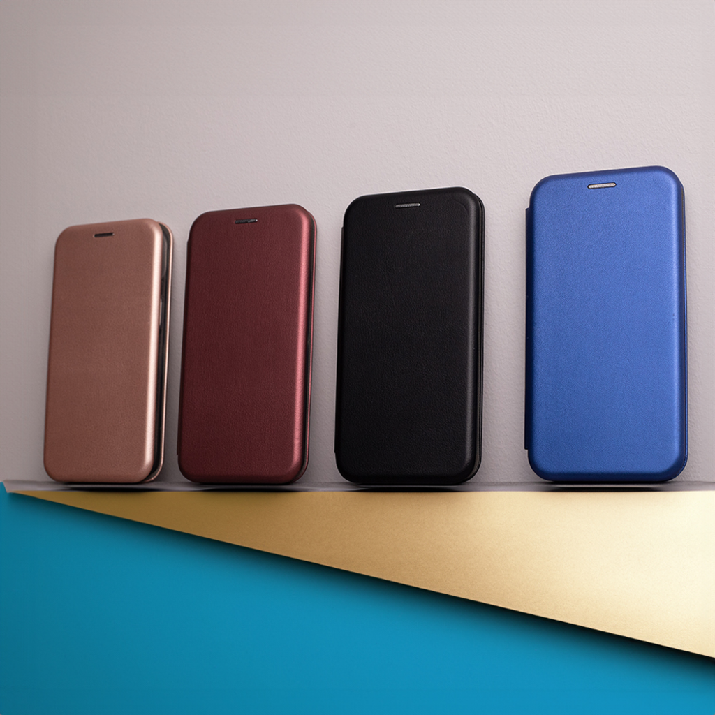 Samsung Galaxy S21 FE 5G Smart Diva fliptok bordó - 17