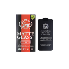 Ochranné sklo na displej iPhone 14 Pro Max 6D matné s čiernym rámom Ochranné sklo na displej iPhone 14 Pro Max 6D matné s čiernym rámom