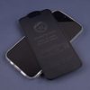 iPhone 15 6D Matt kijelzővédő üvegfólia fekete kerettel - 2. kép