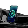 Jellico W6 autós telefontartó vezeték nélküli töltéssel 15W szellőzőnyílásra fekete - 1. kép