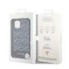 iPhone 15 Guess PU G Cube MagSafe kompatibilis telefontok fekete (GUHMP15SHGCFSEK) - 4. kép