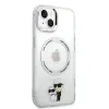 iPhone 15 Karl Lagerfeld IML Karl és Choupette NFT MagSafe kompatibilis tok átlátszó (KLHMP15SHNKCIT) - 4. kép