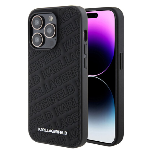 iPhone 15 Pro Karl Lagerfeld PU Quilted Pattern tok fekete (KLHCP15LPQKPMK) iPhone 15 Pro Karl Lagerfeld PU Quilted Pattern tok fekete (KLHCP15LPQKPMK)