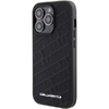 iPhone 15 Pro Max Karl Lagerfeld PU Quilted Pattern tok fekete (KLHCP15XPQKPMK) - 0. kép