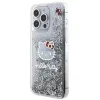 iPhone 15 Pro Max Hello Kitty Liquid Glitter Electroplating tok átlátszó - 2. kép