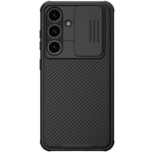 Samsung Galaxy S24 Plus Nillkin CamShield Pro Magnetic tok fekete Magsafe kompatibilis Samsung Galaxy S24 Plus Nillkin CamShield Pro Magnetic tok fekete Magsafe kompatibilis