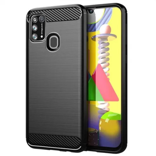 Samsung Galaxy M31 Nexeri Carbon Armored tok fekete