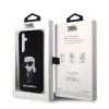 Samsung Galaxy S24 Karl Lagerfeld Liquid Silicone Ikonik NFT tok fekete (KLHCS24SSNIKBCK) - 0. kép