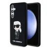 Samsung Galaxy S24 Karl Lagerfeld Liquid Silicone Ikonik NFT tok fekete (KLHCS24SSNIKBCK) thumbnail