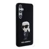 Samsung Galaxy S24 Karl Lagerfeld Liquid Silicone Ikonik NFT tok fekete (KLHCS24SSNIKBCK) - 3. kép