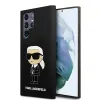Samsung Galaxy S24 Ultra Karl Lagerfeld Liquid Silicone Ikonik NFT tok fekete (KLHCS24LSNIKBCK) thumbnail