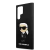 Samsung Galaxy S24 Ultra Karl Lagerfeld Liquid Silicone Ikonik NFT tok fekete (KLHCS24LSNIKBCK) - 1. kép