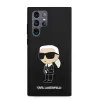 Samsung Galaxy S24 Ultra Karl Lagerfeld Liquid Silicone Ikonik NFT tok fekete (KLHCS24LSNIKBCK) - 3. kép