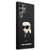 Samsung Galaxy S24 Ultra Karl Lagerfeld Liquid Silicone Ikonik NFT tok fekete (KLHCS24LSNIKBCK) - 4. kép