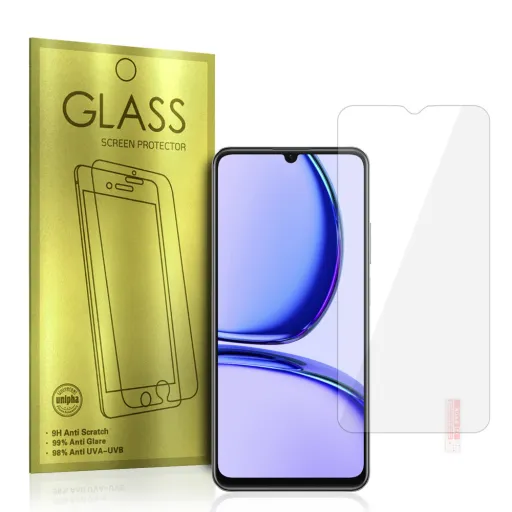 REALME C53 Glass Gold Kijelzővédő Üvegfólia