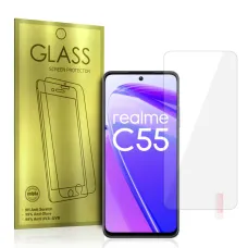 REALME C55 Glass Gold Kijelzővédő Üvegfólia