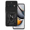 Realme 11 Pro/Pro Plus Slide Camera Armor tok kihajtható támasszal fekete thumbnail
