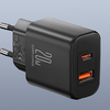 Joyroom JR-TCF05 hálózati töltő adapter USB-A QC3.0, USB-C PD 20W (fekete) - 4. kép