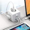 TESSAN TS-301-C-GR 3x hálózati elosztó + 2x USB-A, 1x USB-C töltő 2m - 4. kép