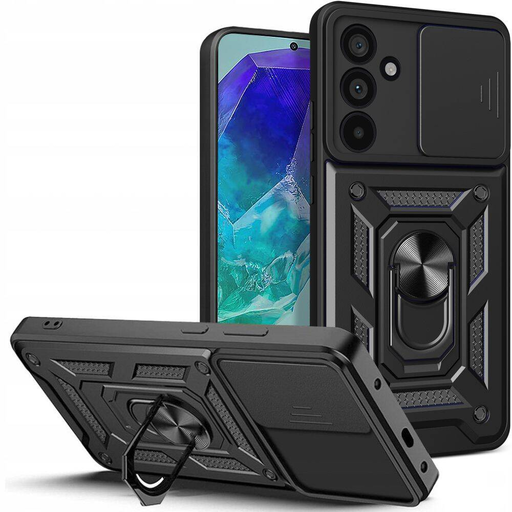 Samsung Galaxy M55 5G Nexeri CamShield Pro tok fekete Samsung Galaxy M55 5G Nexeri CamShield Pro tok fekete