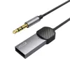 Tech-Protect Ultraboost audio bluetooth 3.5mm jack AUX adapter szürke - 0. kép